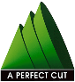a perfect cut logo